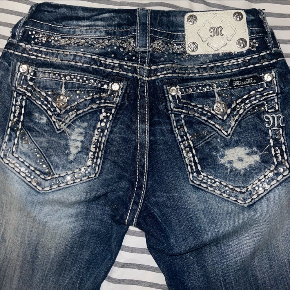 Miss me acid wash jeans